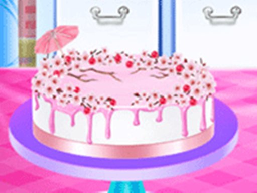Cherry Blossom Cake Cooking - Food Game Online
